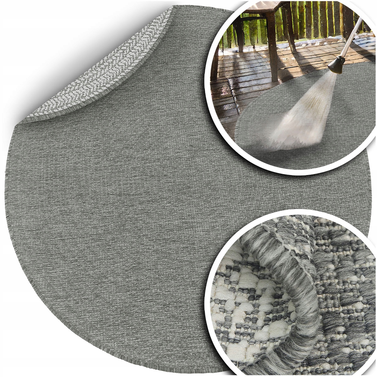 Koberec Kulatý Koberec Do Kuchyně Šňůrkový Venkovní Kuchyňský Lana 120x120