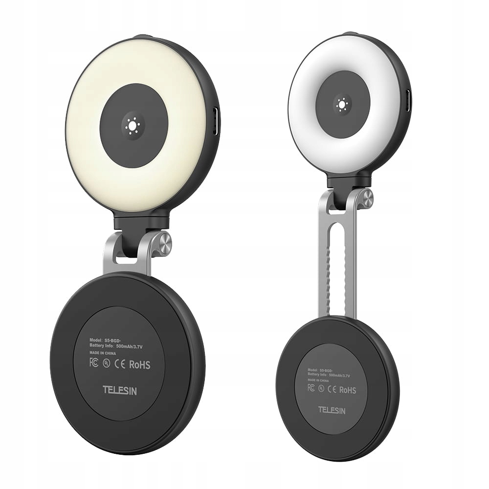 Lampa LED z lusterkiem do smartfona iPhone MagSafe Google PixelSnap Telesin Marka TELESIN