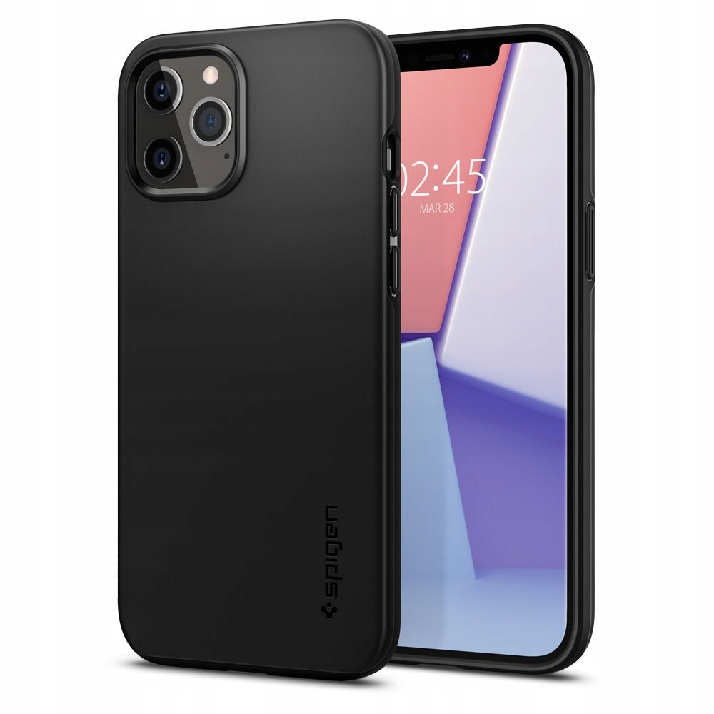 

Spigen Thin Fit Iphone 12/12 Pro Black