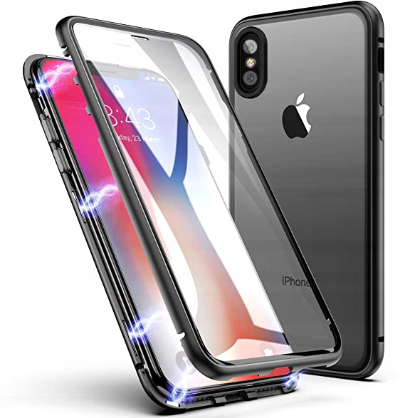 

Etui Magnetyczne Dwustronne do Apple iPhone X Xs