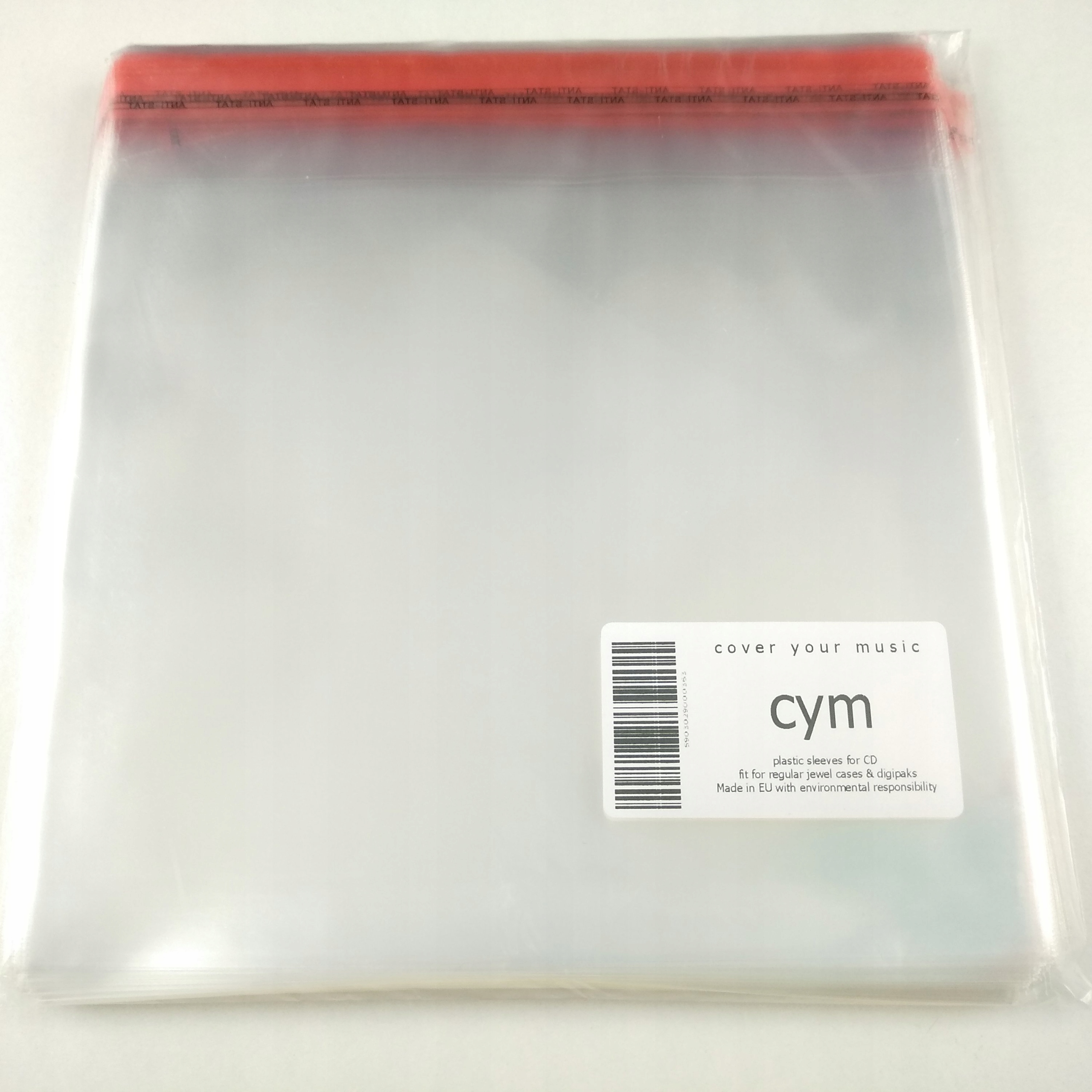 

Foliowe okładki na CD 16x14 cm zaklejane 10 szt.