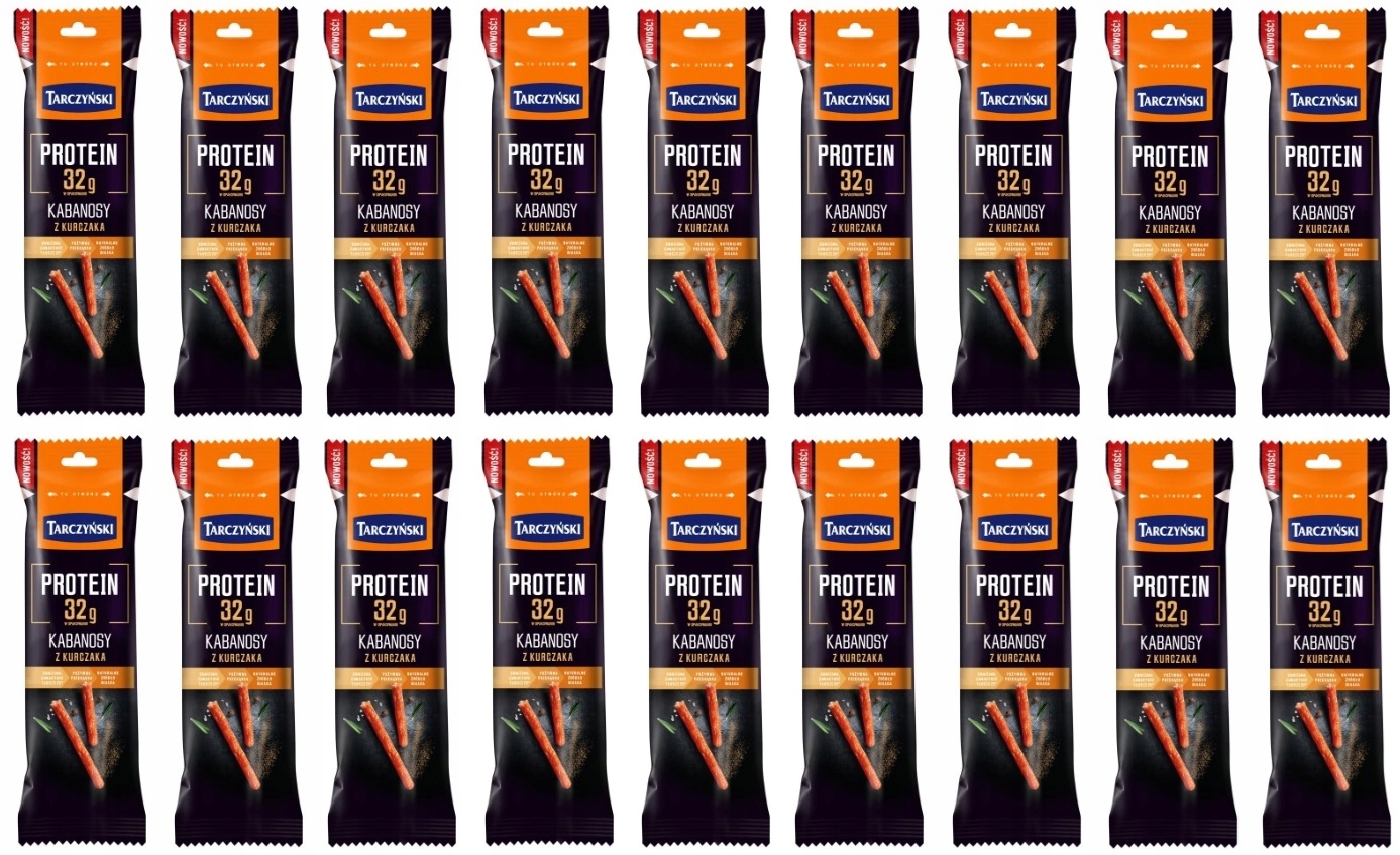 Levně 18x 80g Tarczyński Protein Kabanos z kuřecího masa Karton