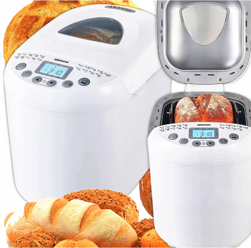 Niemiecki Automat Wypiekacz Do Chleba 500W Medion 19 Programów i