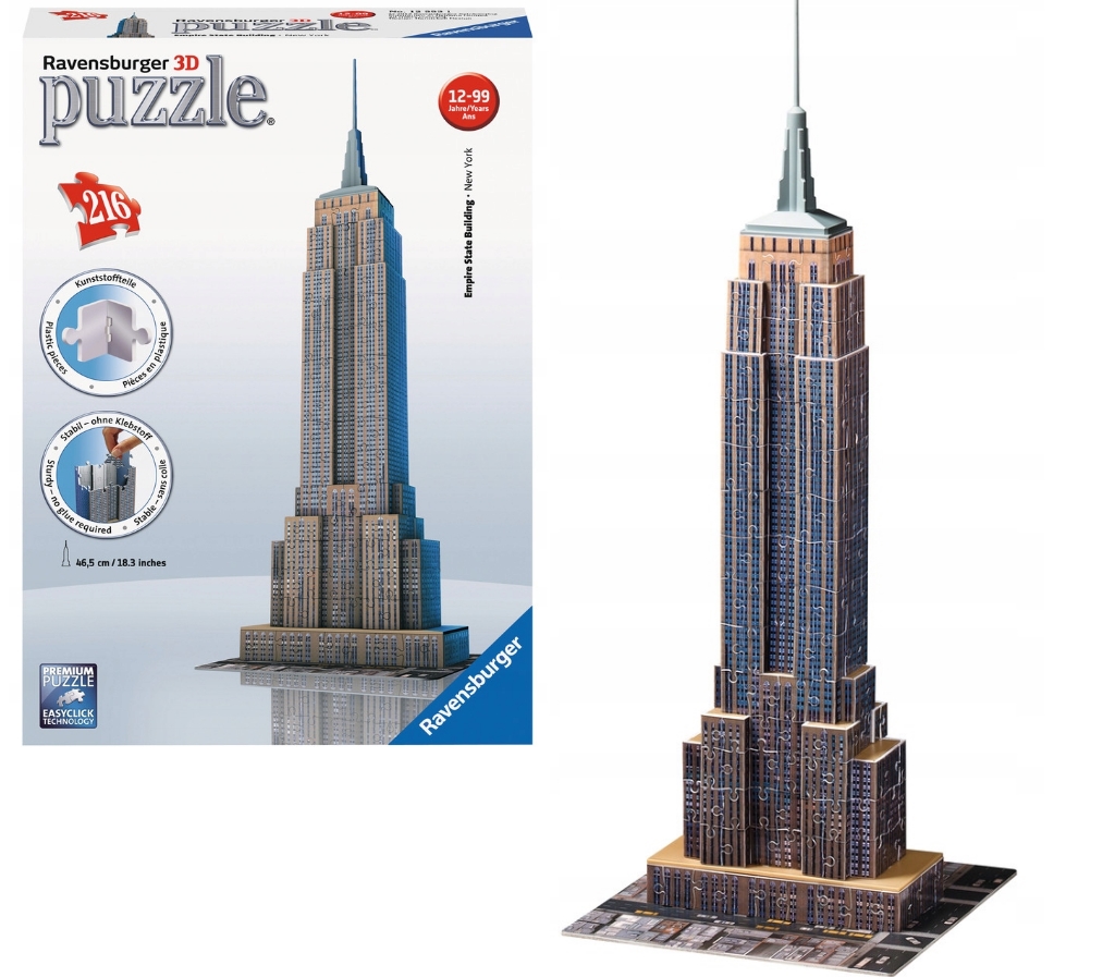 

Ravensburger Puzzle 3D Empire State Building 216el