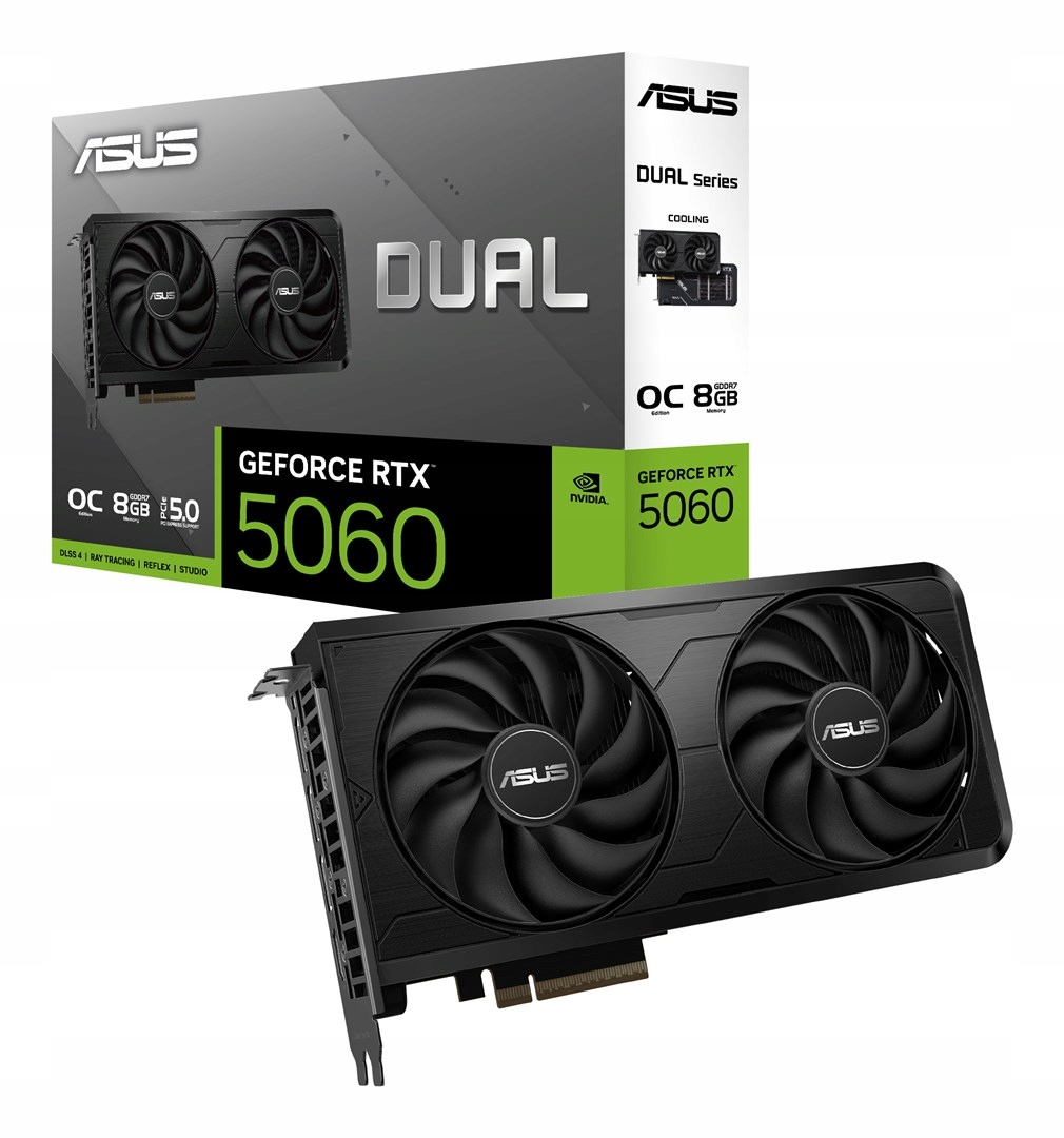 Grafická karta Asus Dual Rtx 5060 Evo Oc 8GB Bulk