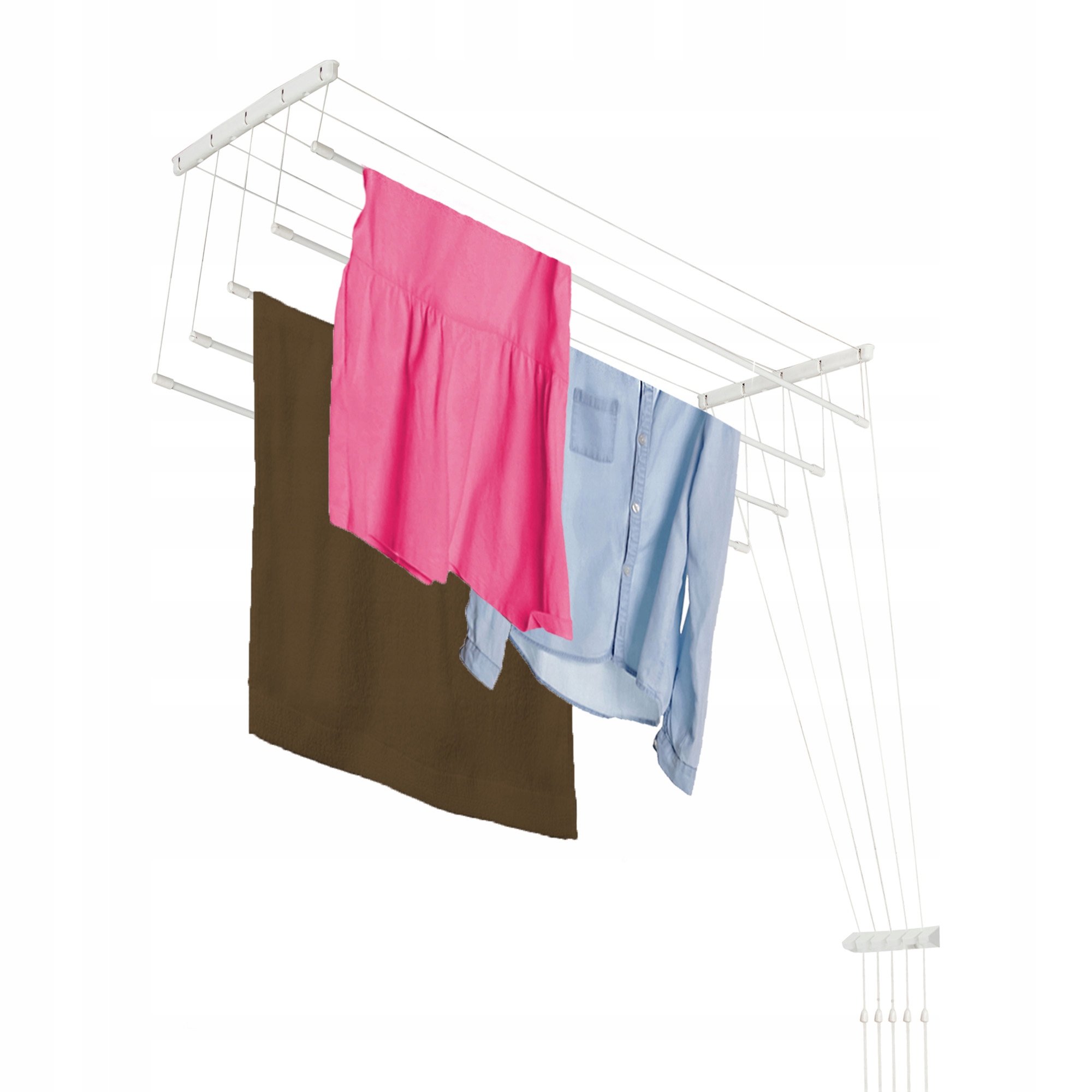 Levně Sušák Na Prádlo Stropní 5 Tyčí 150 cm