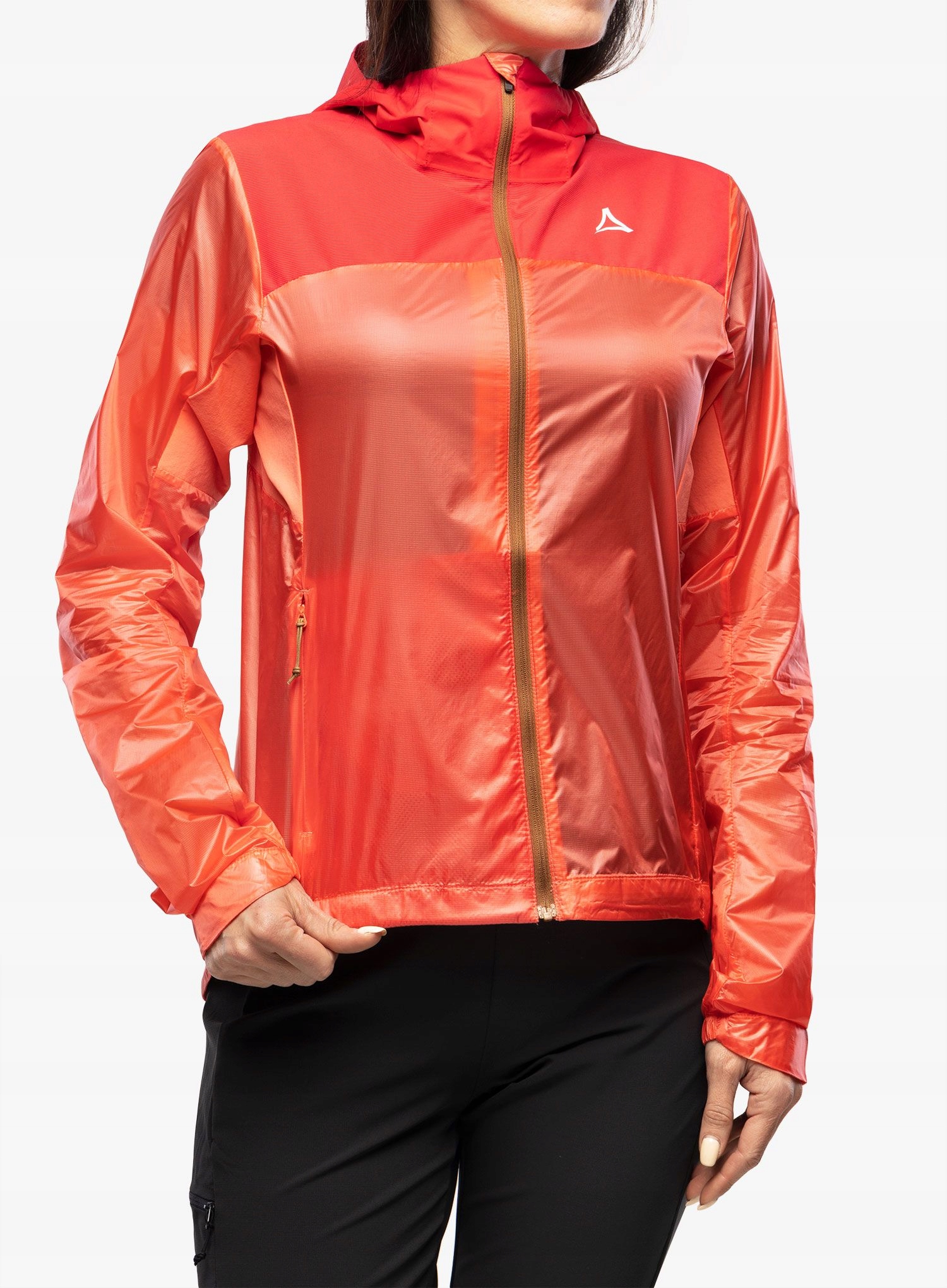 Dámská cyklistická bunda Schoffel Hybrid Jkt Flow Trail peach 34 (xs)