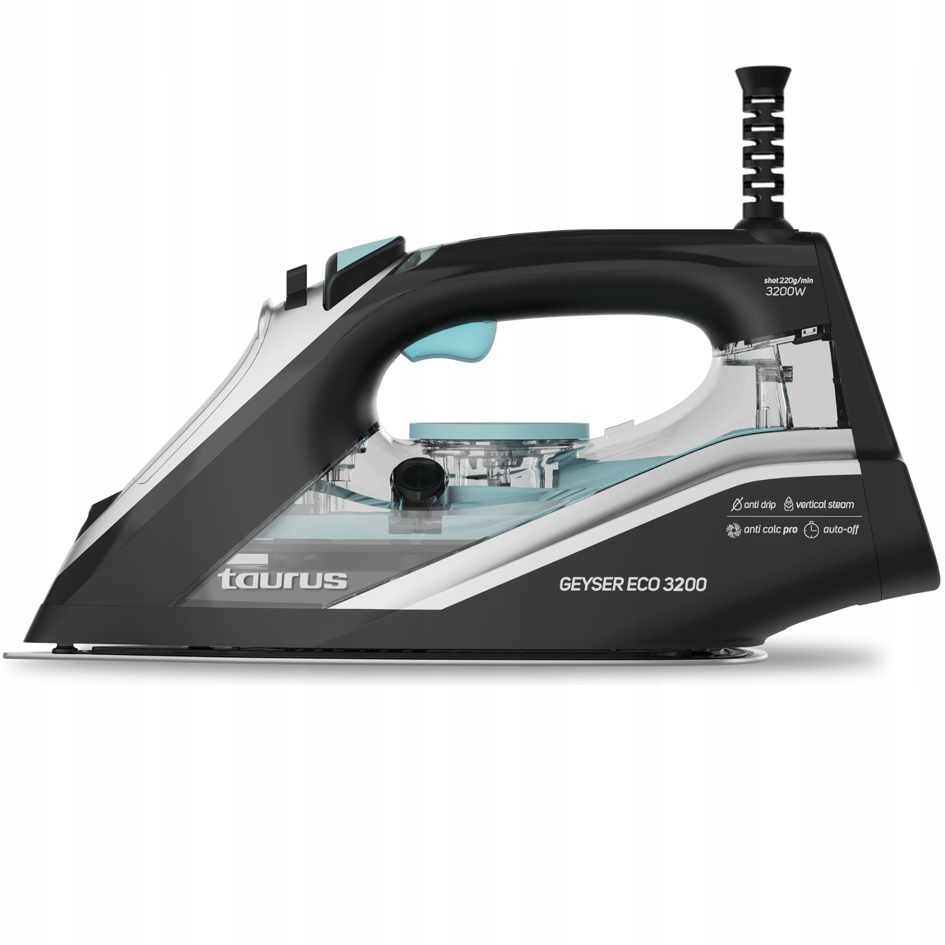 Žehlička Žehlička S Výkonným Parním Bezpečnostní Vypnutí A Proti Kapání Taurus Geyser Eco 3200W
