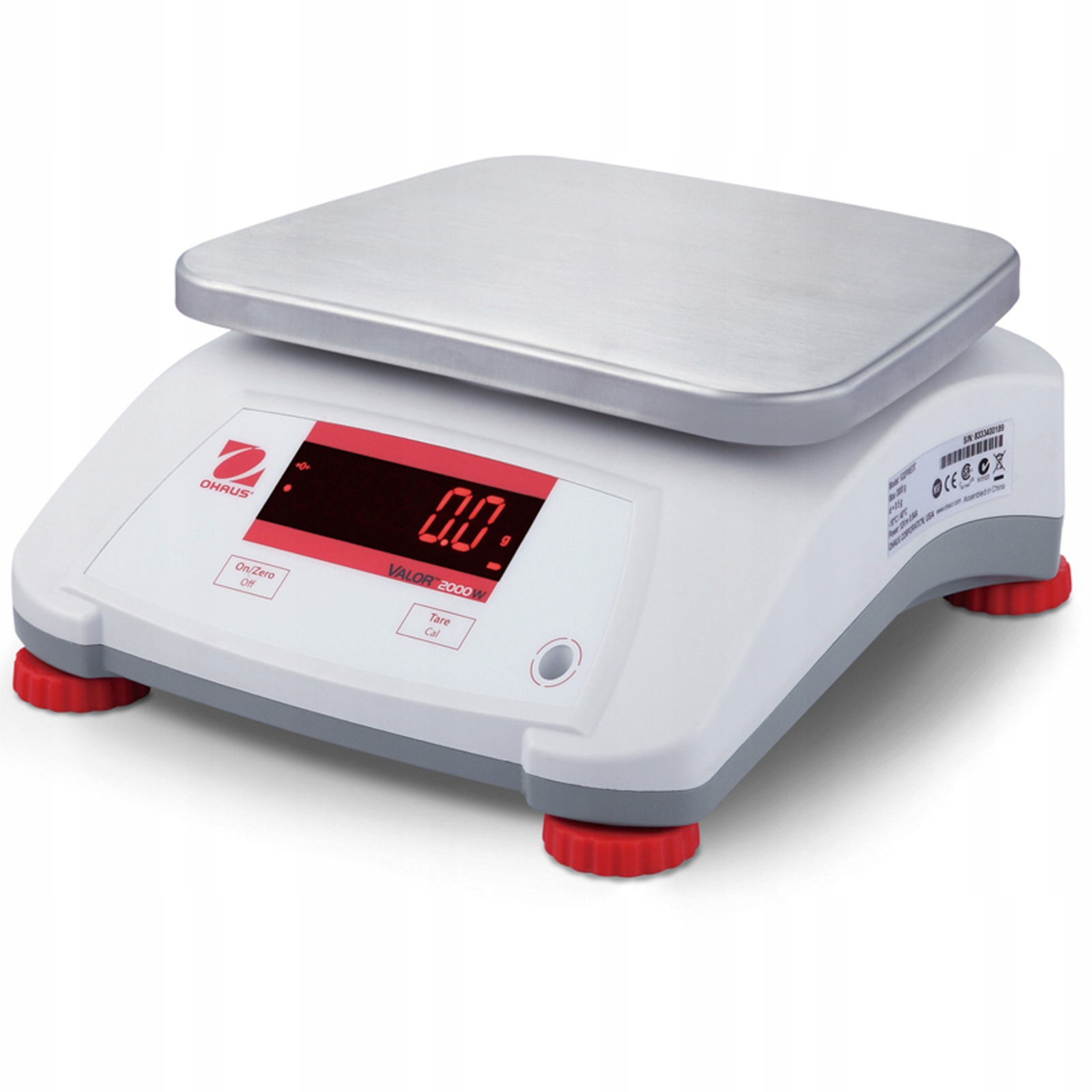 Kontrolná váha Ohaus Valor 2000 IPX8 3kg 0,5g vodotesná Led Led 3Kg