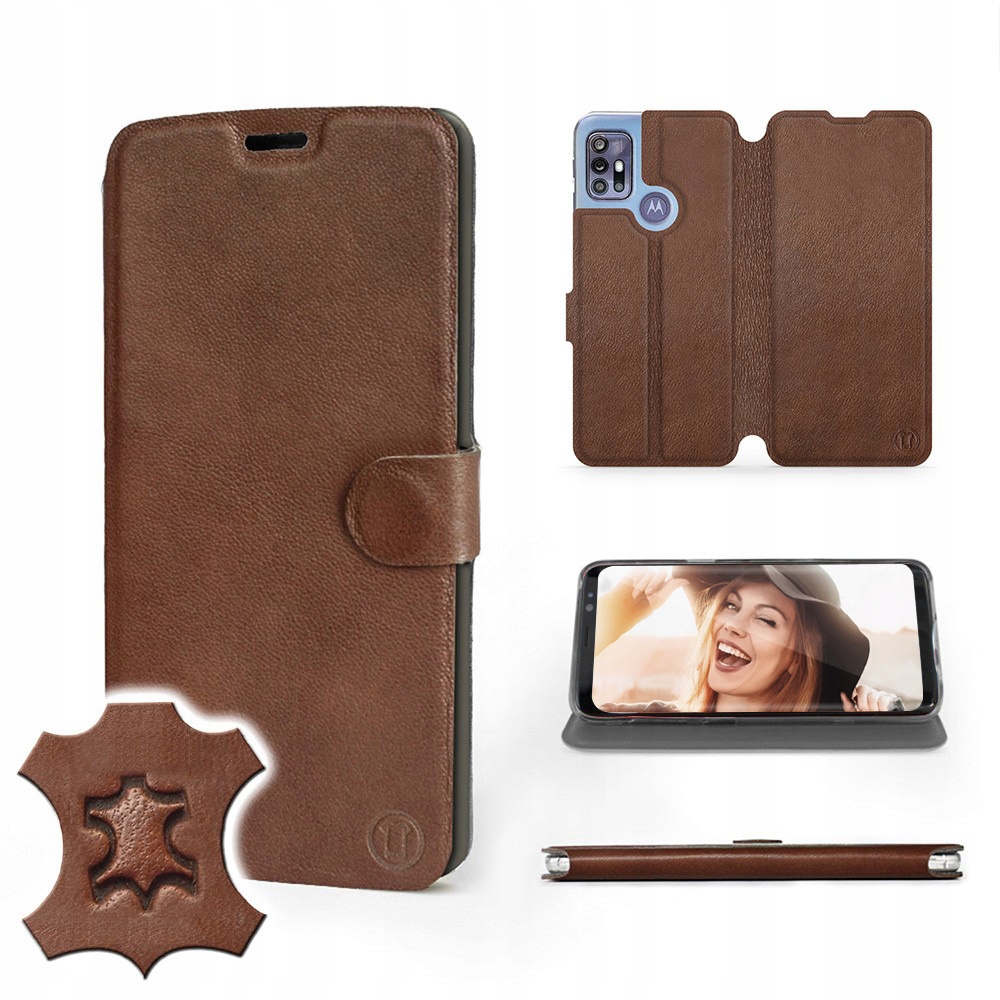 

Etui Mobiwear do Motorola Moto G30 - Brown Leather