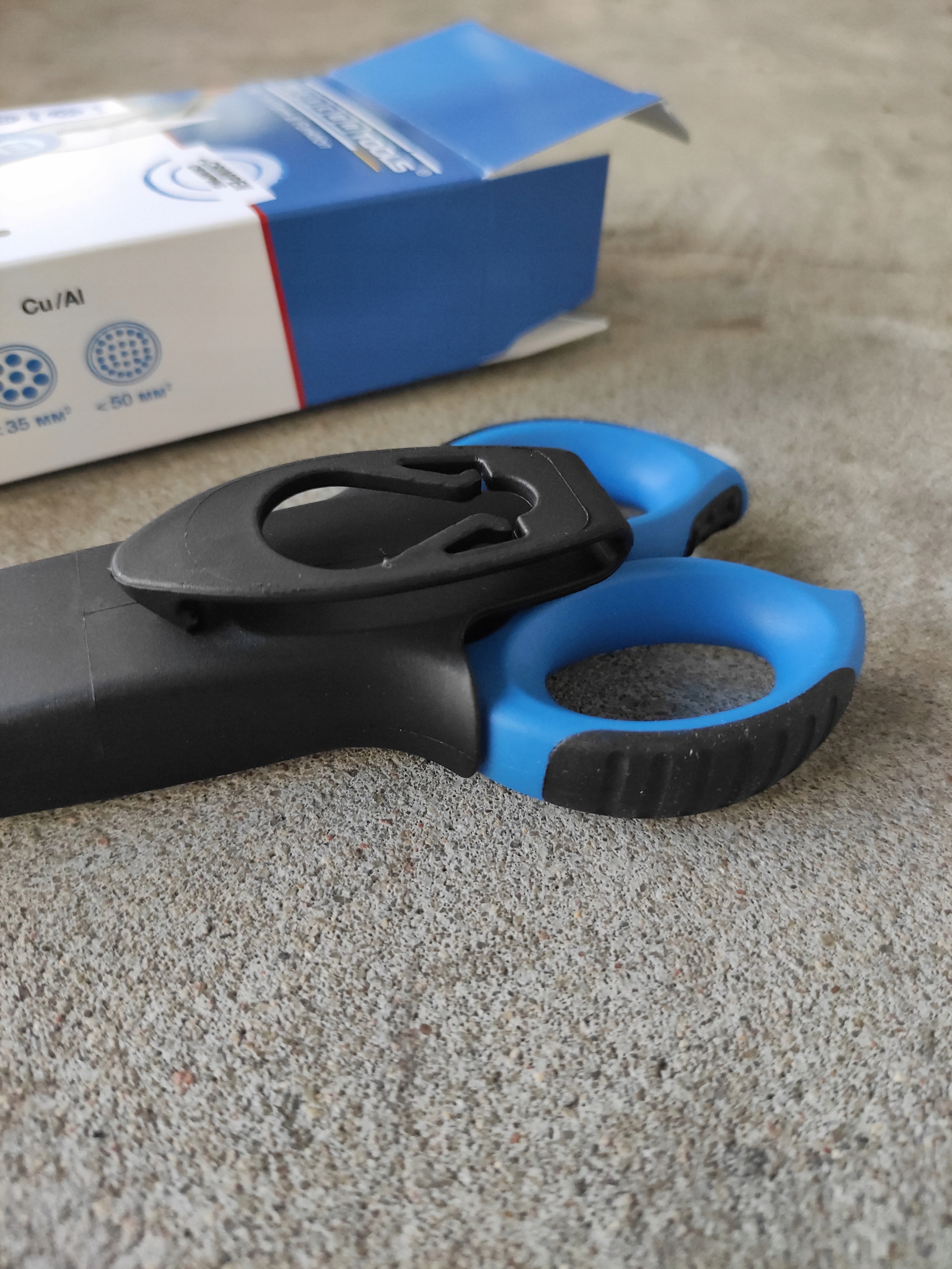 WEICON NOŻYCZKI INSTALACYJNE Z ETUI DO PASA INOX Stan opakowania oryginalne