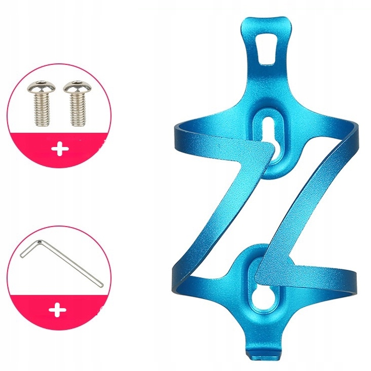 

Uchwyt na bidon rowerowy stopu aluminium niebieski