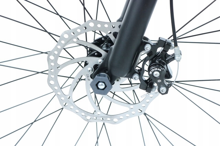 ROWER GÓRSKI 29 MTB DAMSKI MĘSKI SHIMANO ALTUS SZYBKI AMORTYZATOR 2X TARCZA Kolor czarny