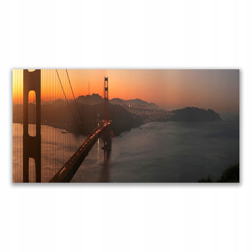 

Obraz akrylowy z grafiką 140x70 Most Architektura