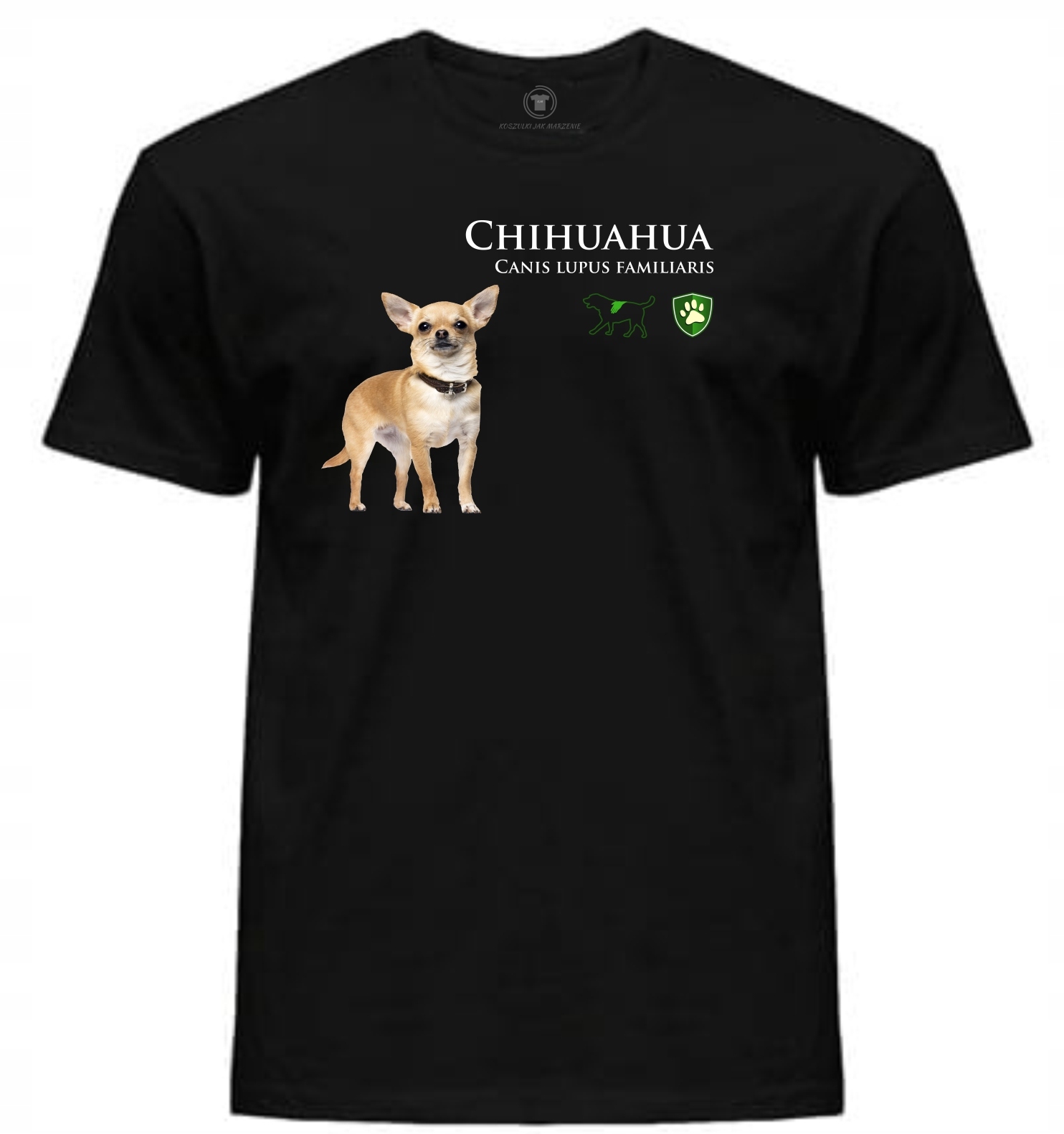 

Koszulka z psem pies rasa Chihuahua Ciułała M