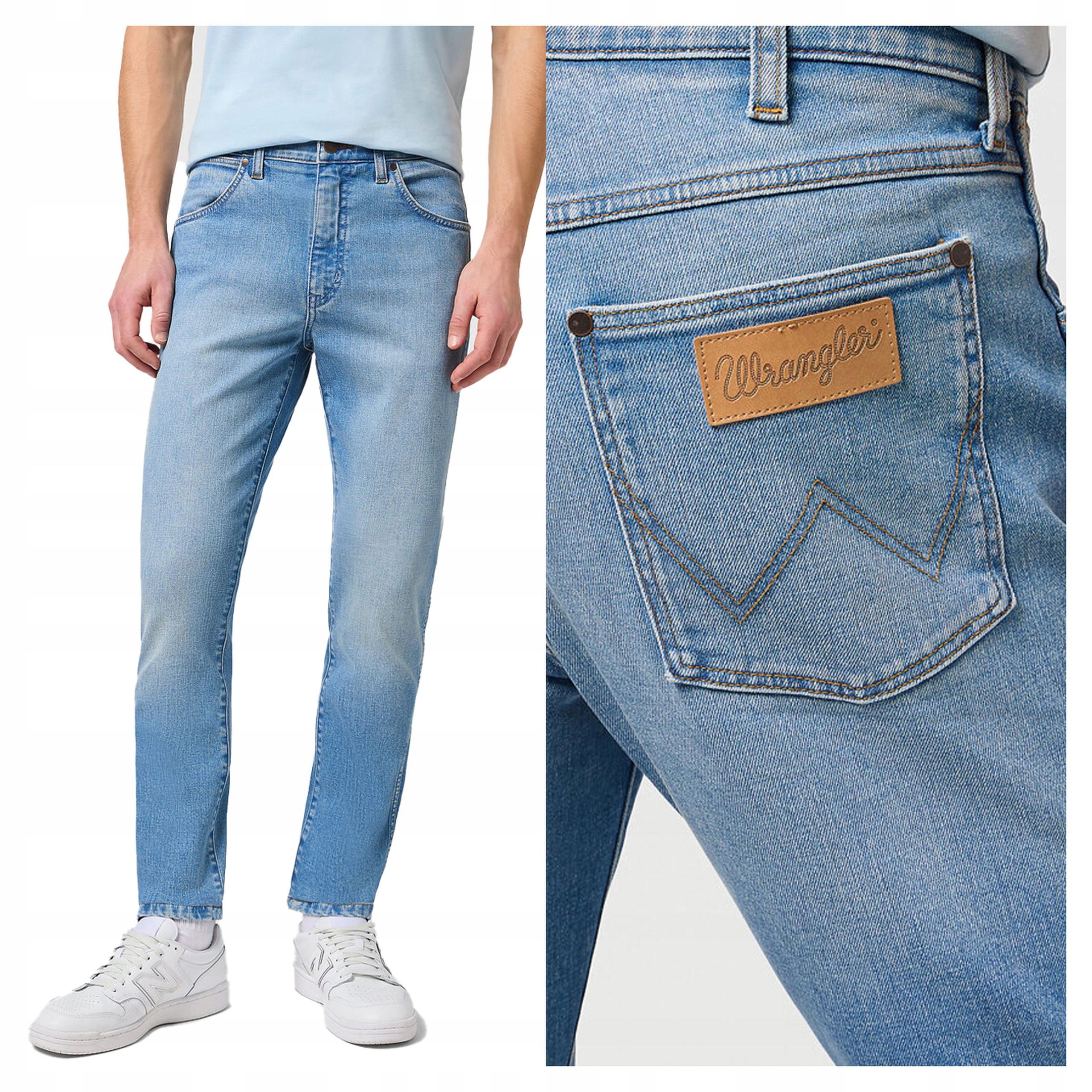 Pánské přiléhavé džínové kalhoty Wrangler Larston 34/34