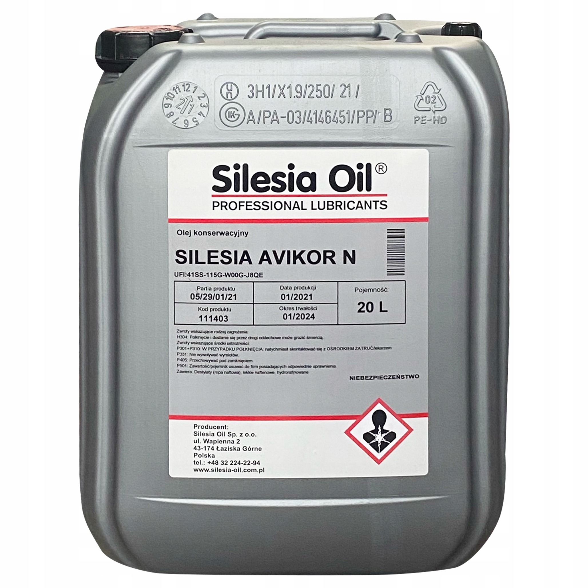 Консервуюча олія SILESIA OIL Avikor N 20L