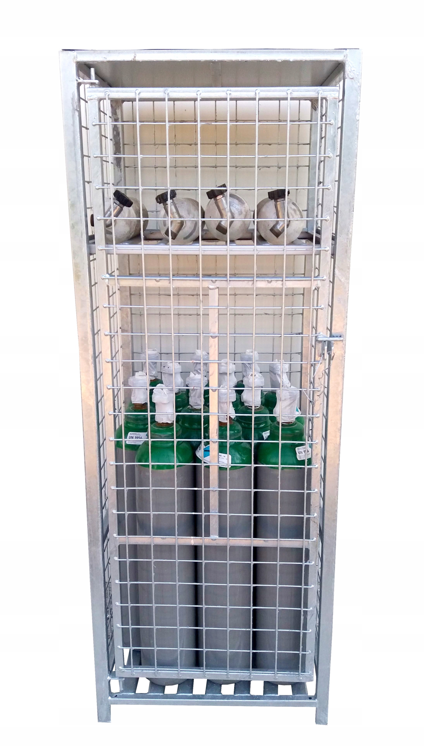 * KONTENER KOSZ STOJAK BUTLA GAZOWA 12 BUTLE 8L 10