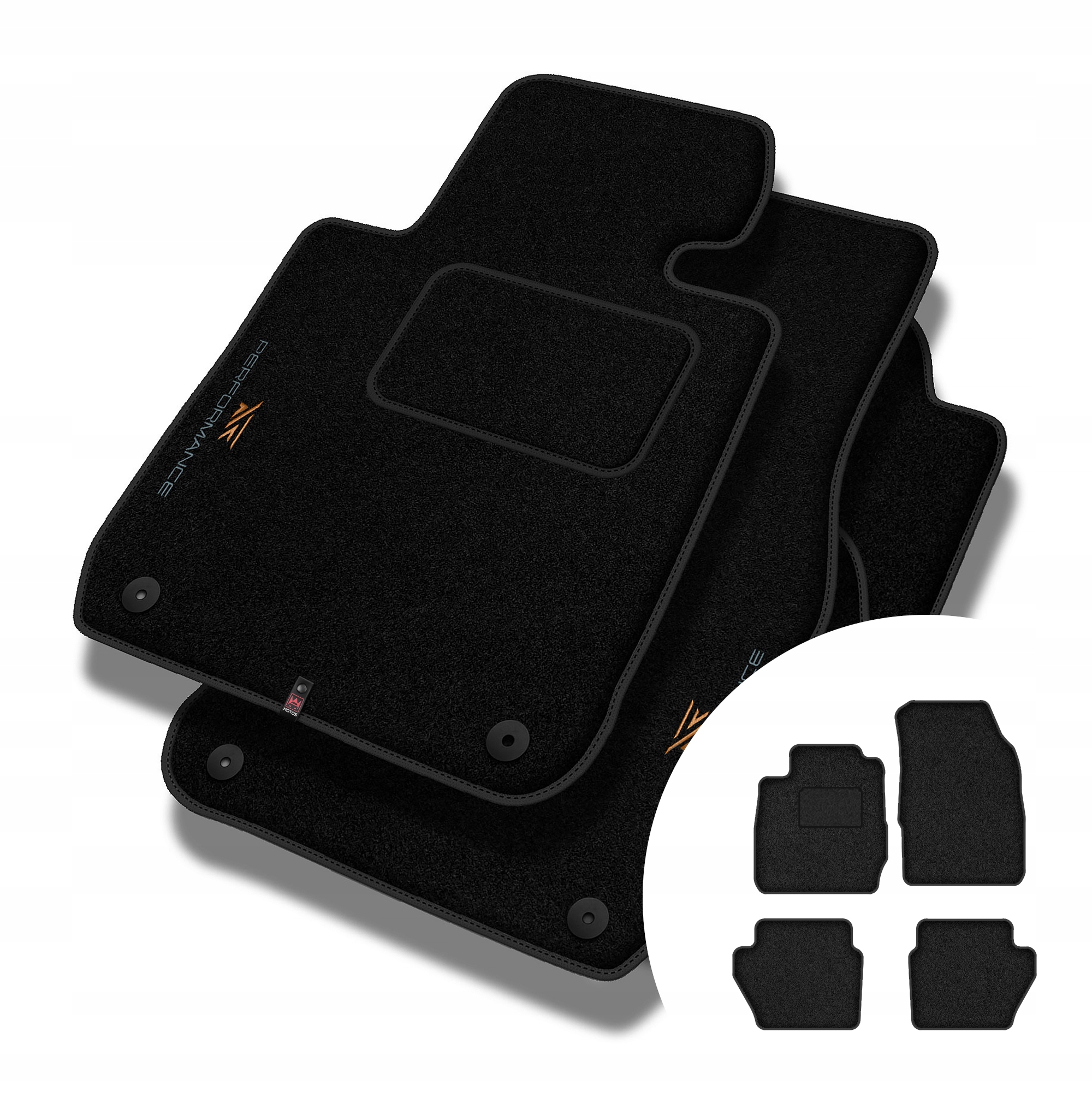 Velurové koberce Performance pro Ford Fiesta VI 2008-2012