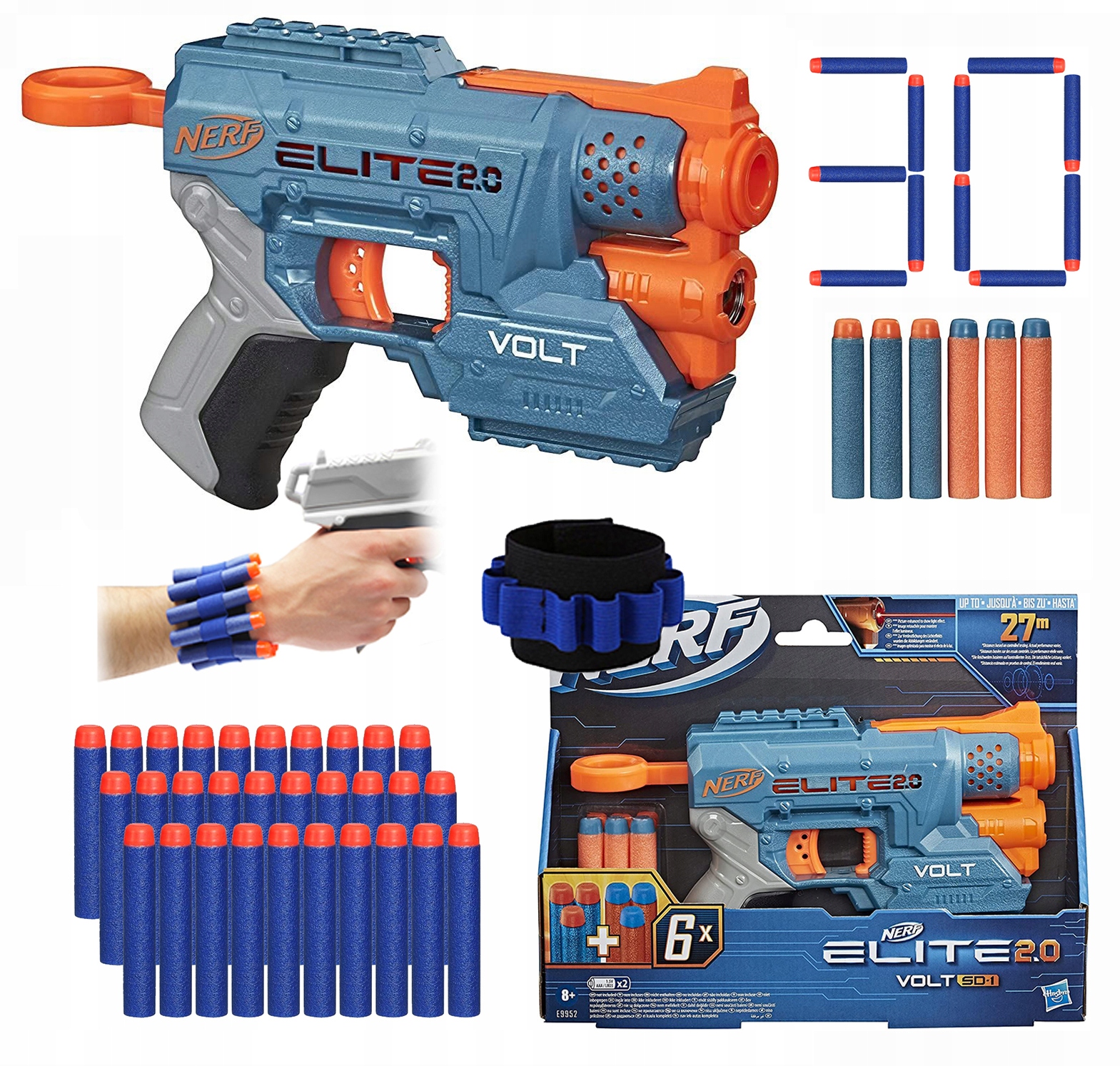 Arma De Brinquedo Nerf Elite 2.0 VOLT SD-1 - Tem Tem Digital