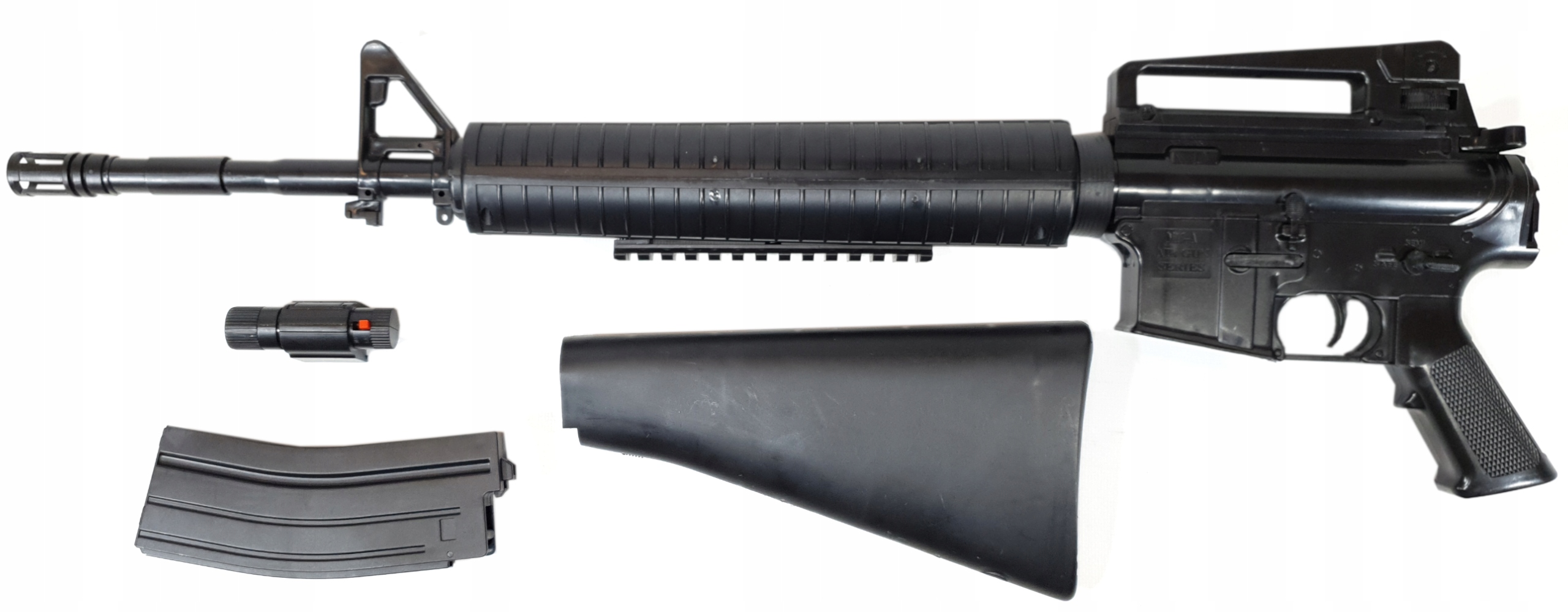 M16 AMERYKAŃSKI KARABIN NA KULKI SNAJPERKA +GRANAT Efekty podświetlenie LED świetlne