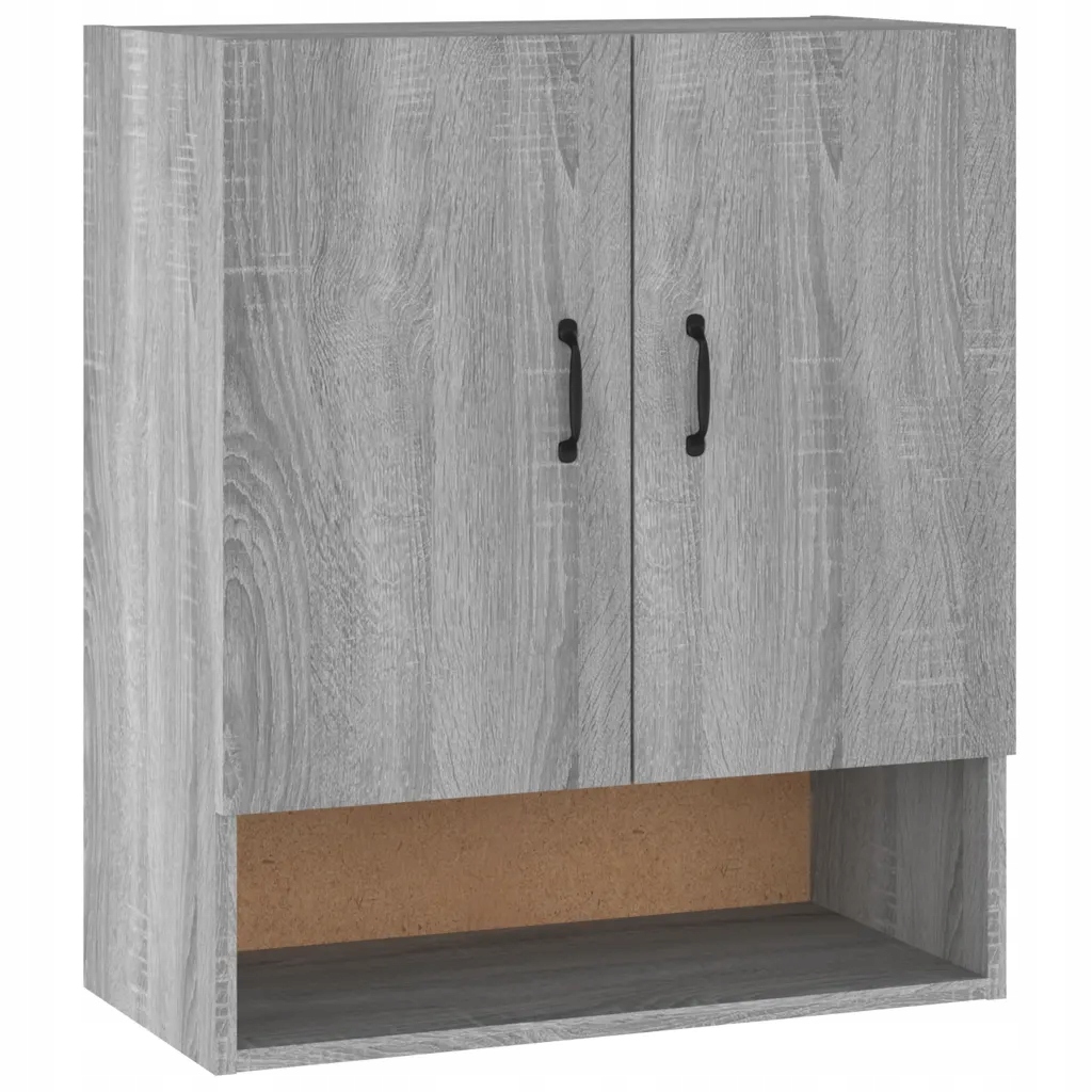 Závěsná skříňka 60 x 31 x 70 cm šedý dub sonoma se 2 dveřmi