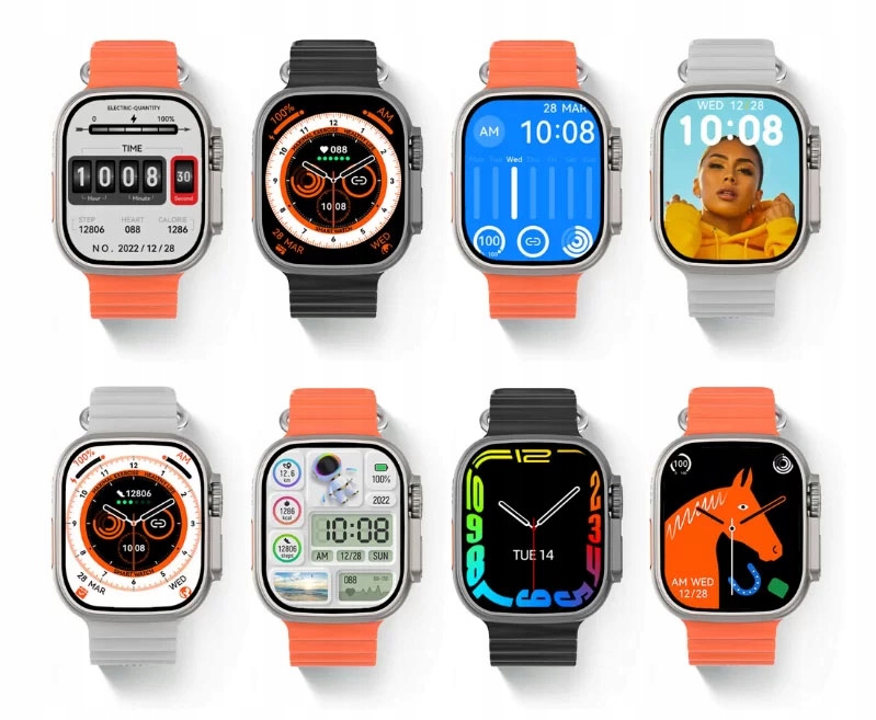 SMARTWATCH ZEGAREK SMARTBAND SMART WATCH SPORT PL MENU POLSKIE PULS EKG SMS Lokalizator GPS nie