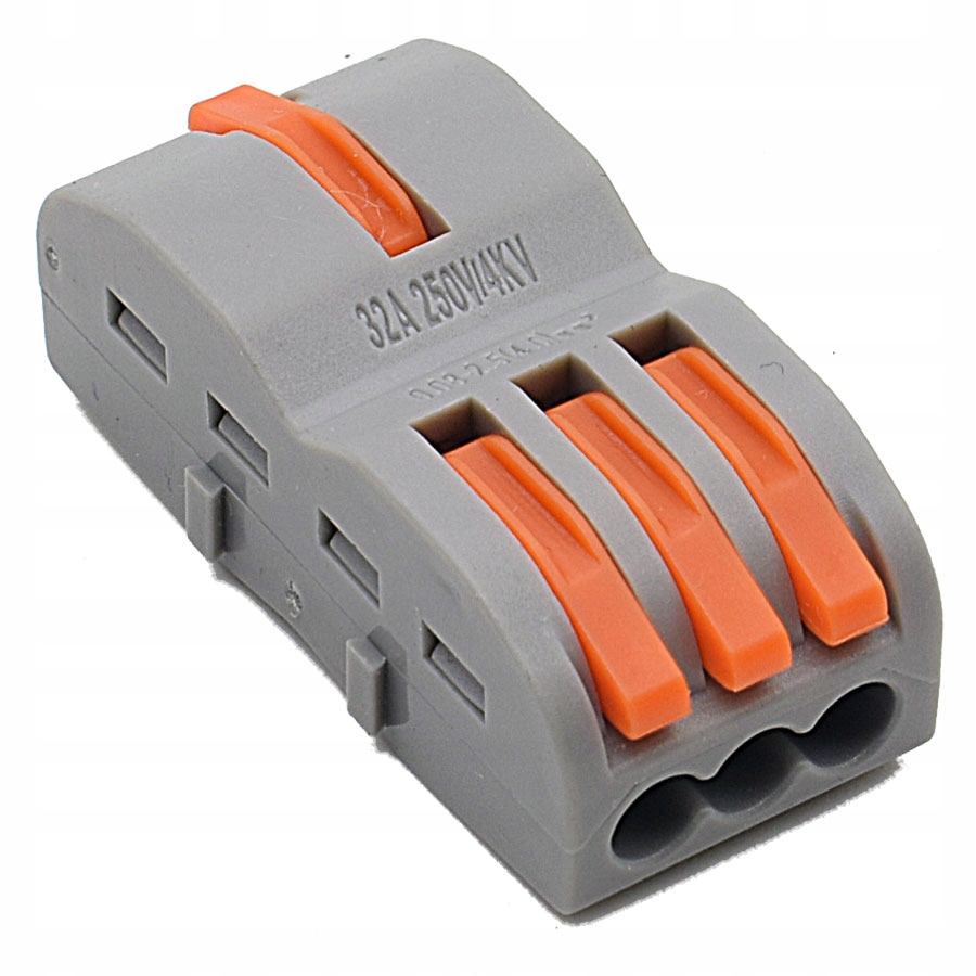 

Szybkozłączka Kabli Przewodów 1x3 0,08-4mm2 1szt