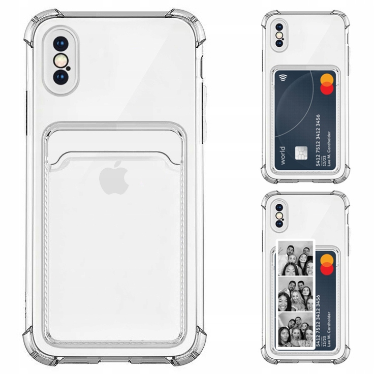 

Etui Case Kieszeń na Kartę do Apple iPhone X Xs