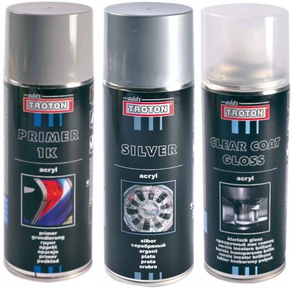 

Zestaw do regeneracji felg Troton 3x400ml Srebrny