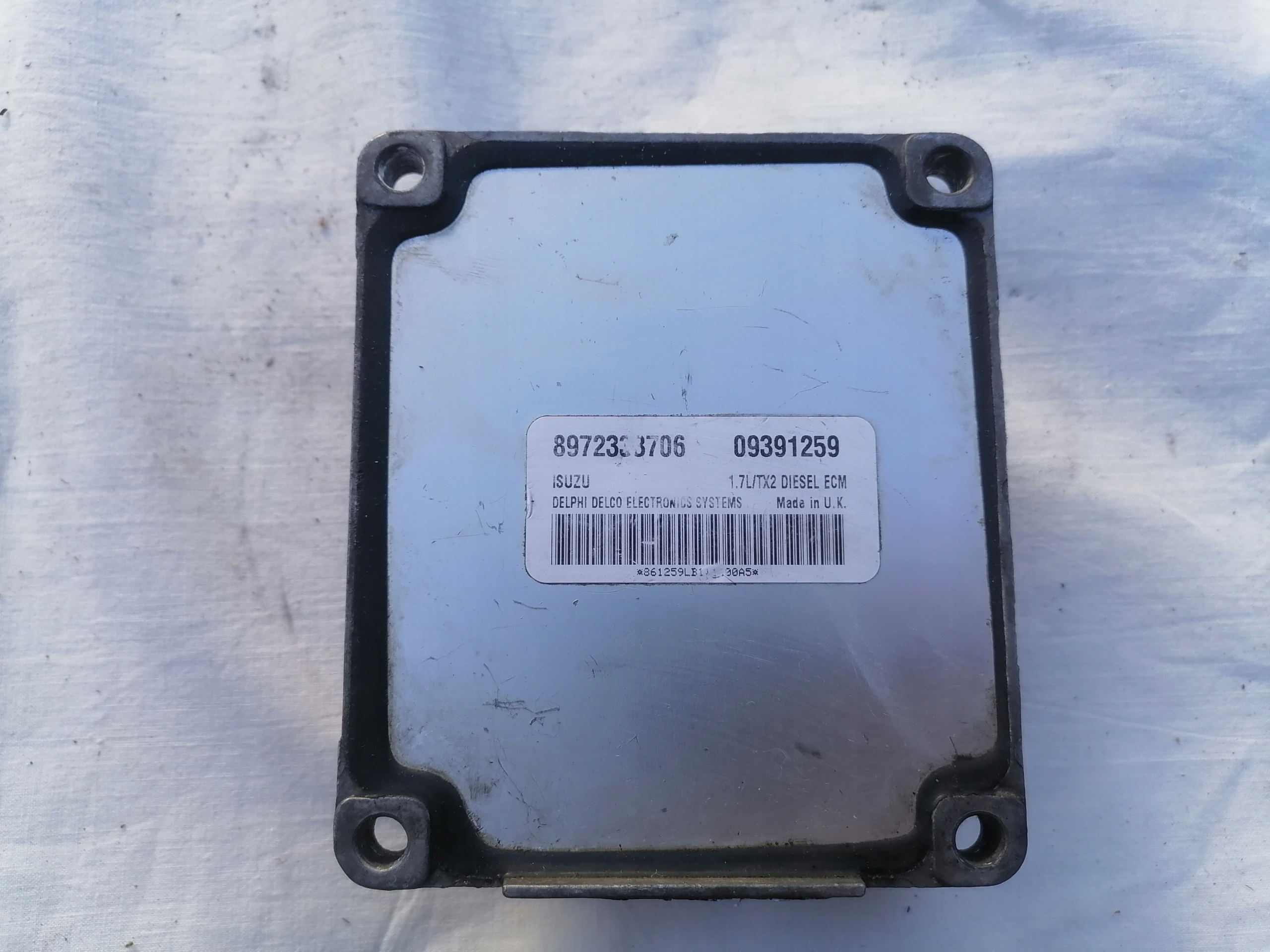 WYLOGOWANY OPEL 1.7 computer Motore 09391259