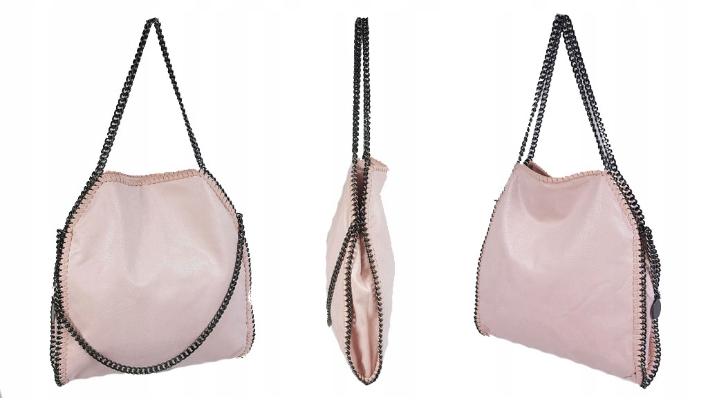 

Torebka Łańcuchy Torba Łańcuch Stella Bag Pudrowy