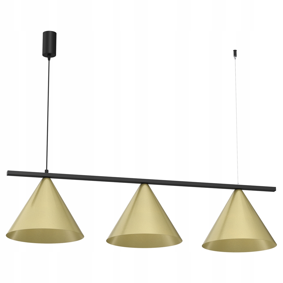 Závěsná lampa Capital Černá-zlatá 3XGX53