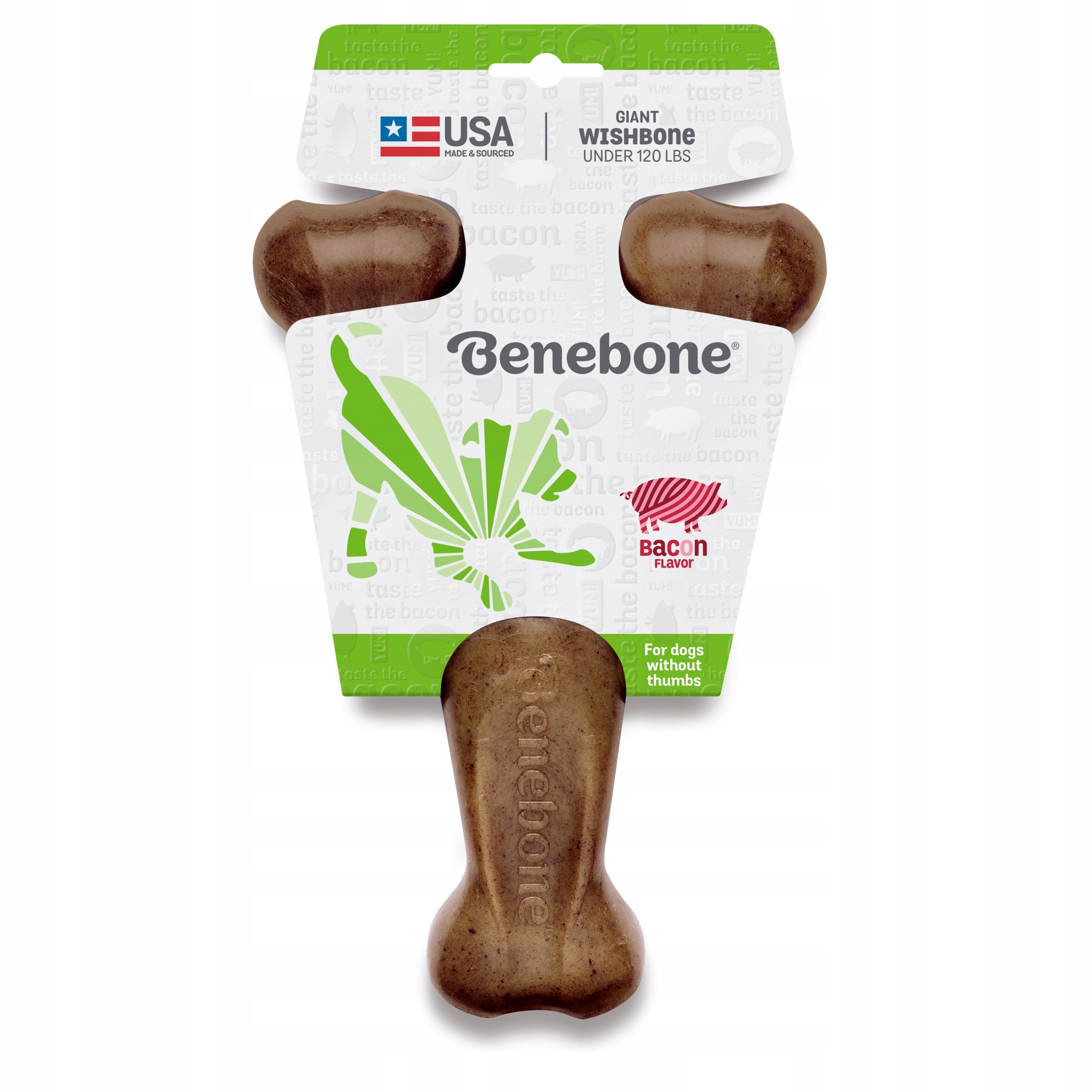 Levně Benebone odolné kousátko pro psa Přátelská kost XL 374g