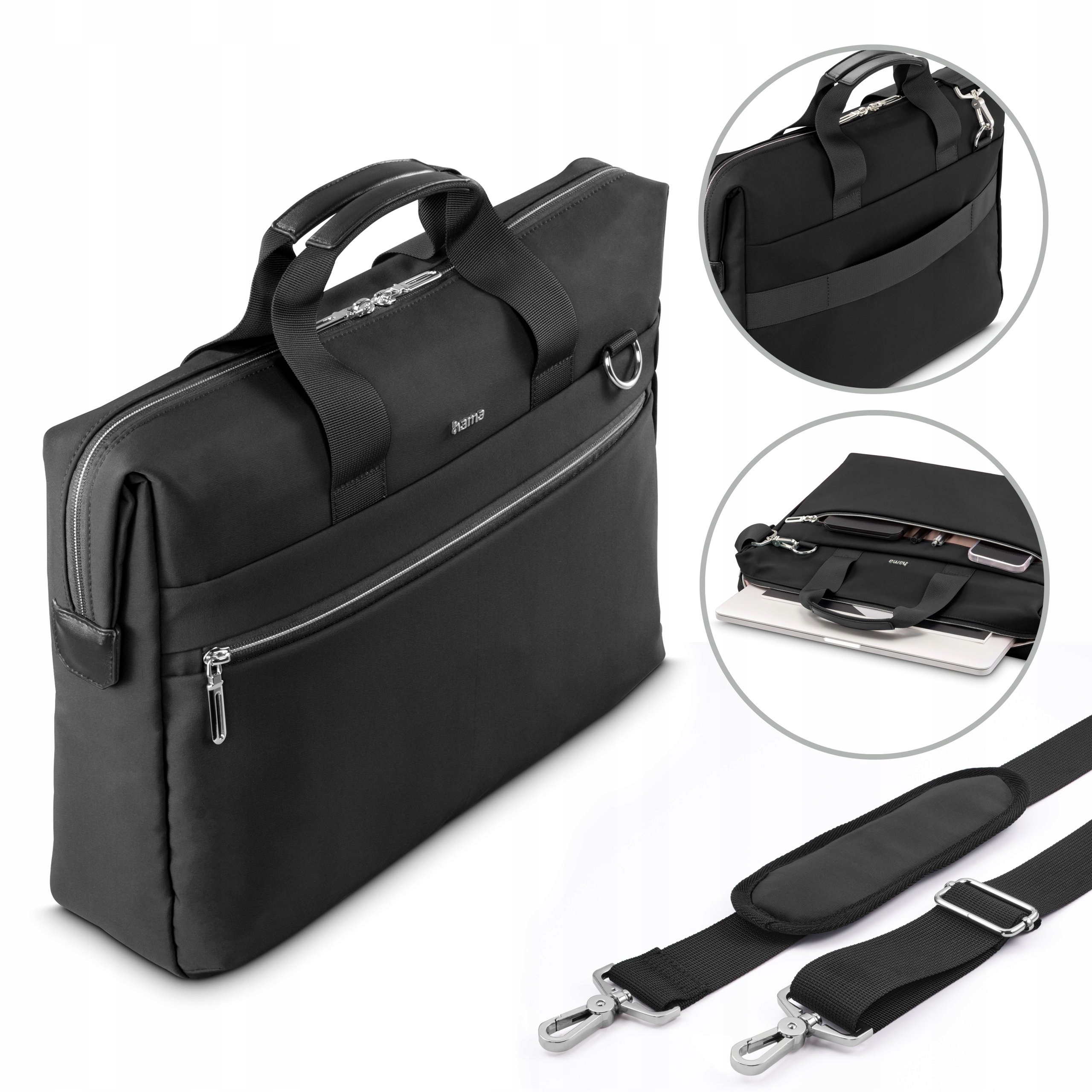 Hama Torba Ultimate Na Laptopa 15.6 16.2 " do 16 cali Czarna Pokrowiec