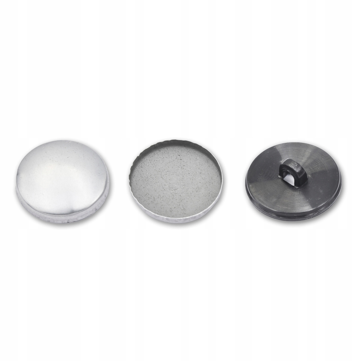 Formičky na knoflíky 28mm černé plastové spodky 1000kpl