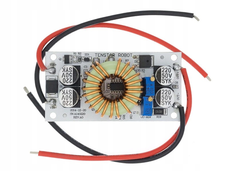

656 Przetwornica Step-up 250W 50V 10A CC CV Led