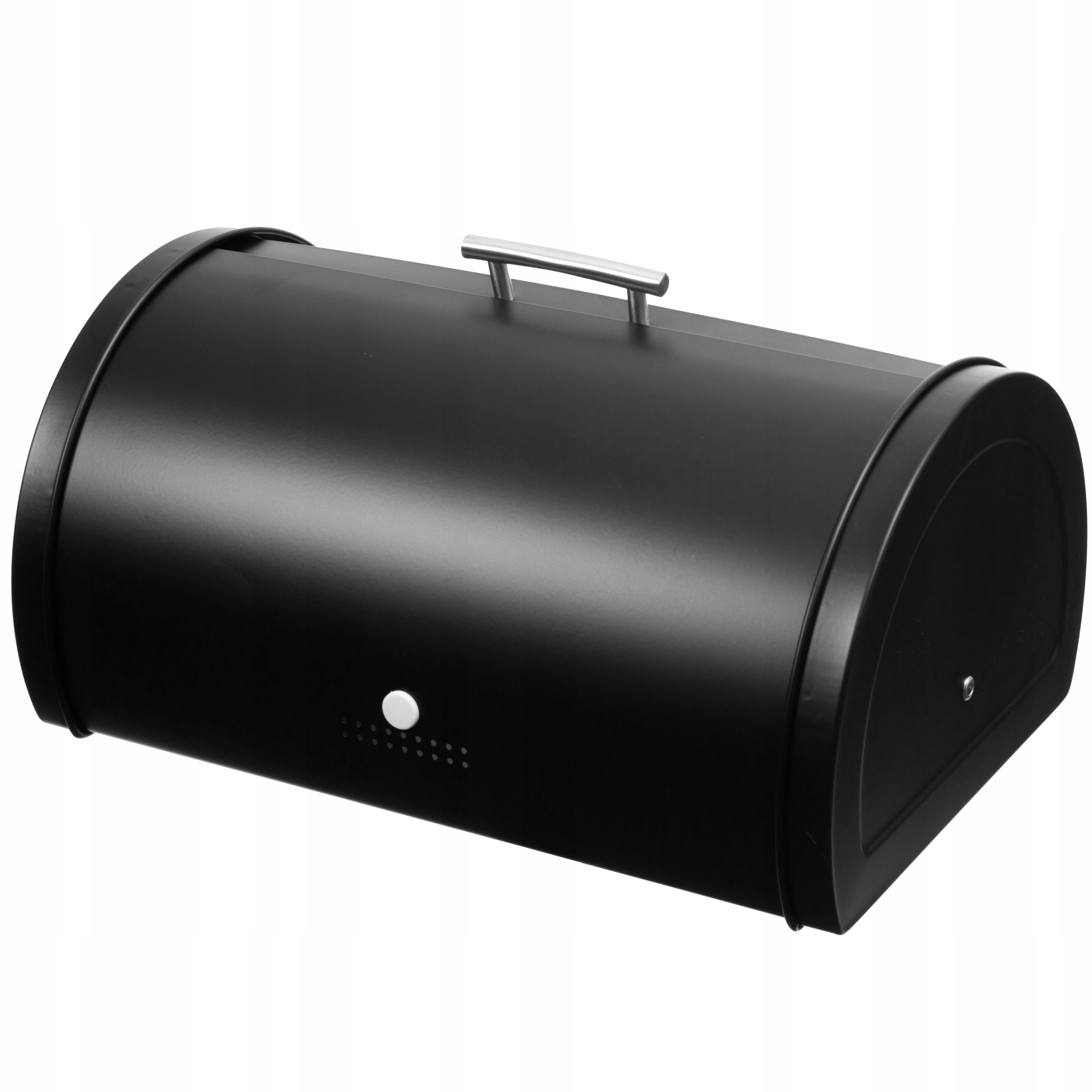 CHLEBAK METALOWY POJEMNIK NA PIECZYWO CZARNY Materiał metal