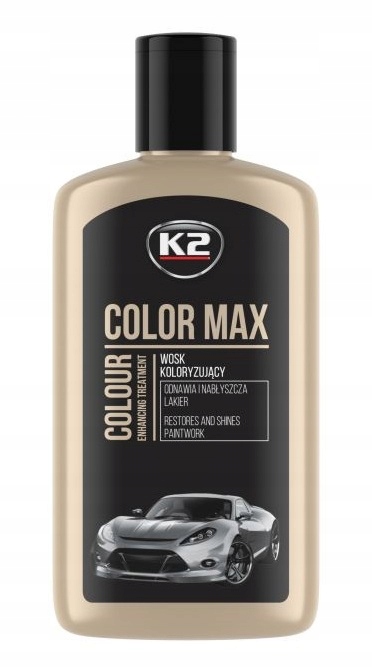 

K2 Wosk Koloryzujący Lakier Czarny 200ml
