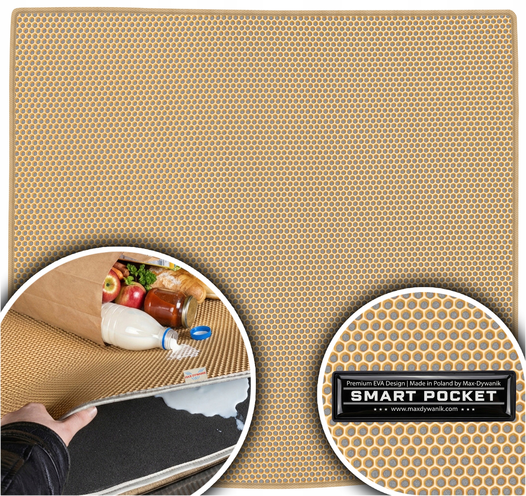 Volkswagen Touareg III Suv 2018 Vložka do batožinového priestoru Eva Smart Pocket Bežová