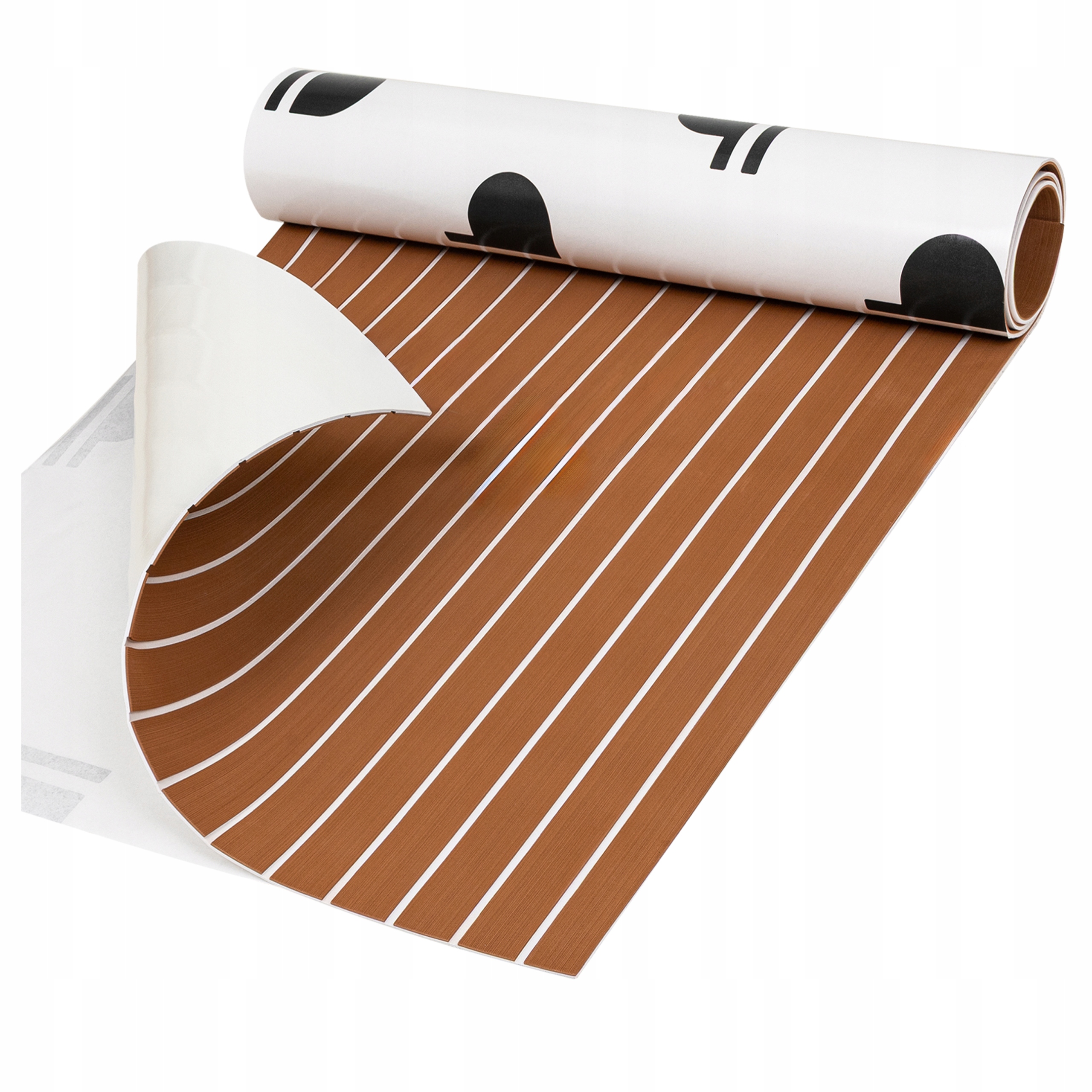 Eva prostiskluzová podložka podlahová podložka teak bílá 240x90 cm pro jachty s lepidlem