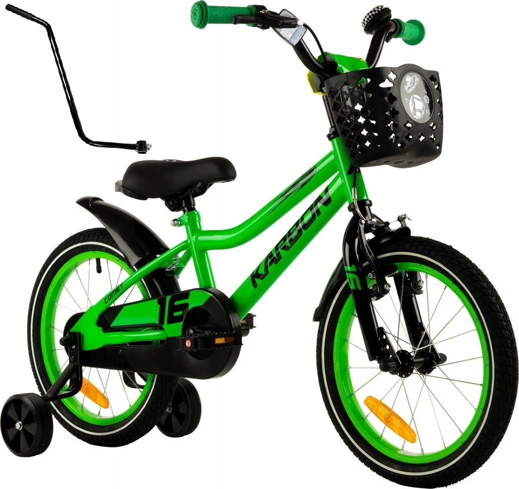 Rower dziecięcy 16 cali Dla Chłopca Karbon Comet Lekki Rowerek Prowadnik
