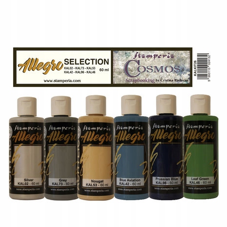 Stamperia Barvy Allegro Cosmos Infinity (6 Ks) (KALKIT26)