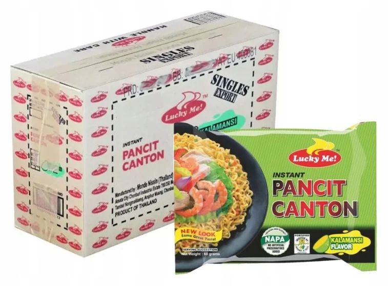 24x Pancit Canton Kalamansi 60g Lucky Me box Filipínské jídlo