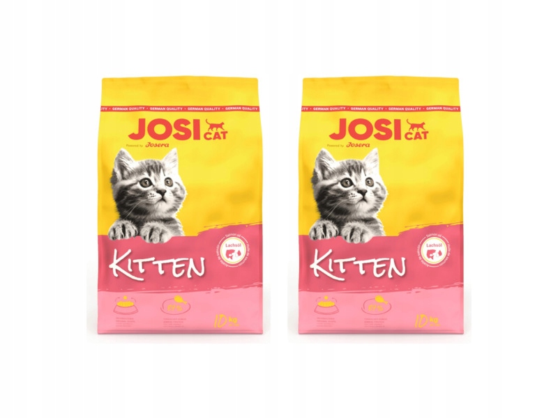 Karma dla kota Josicat Kitten Drób 2 x 10 kg