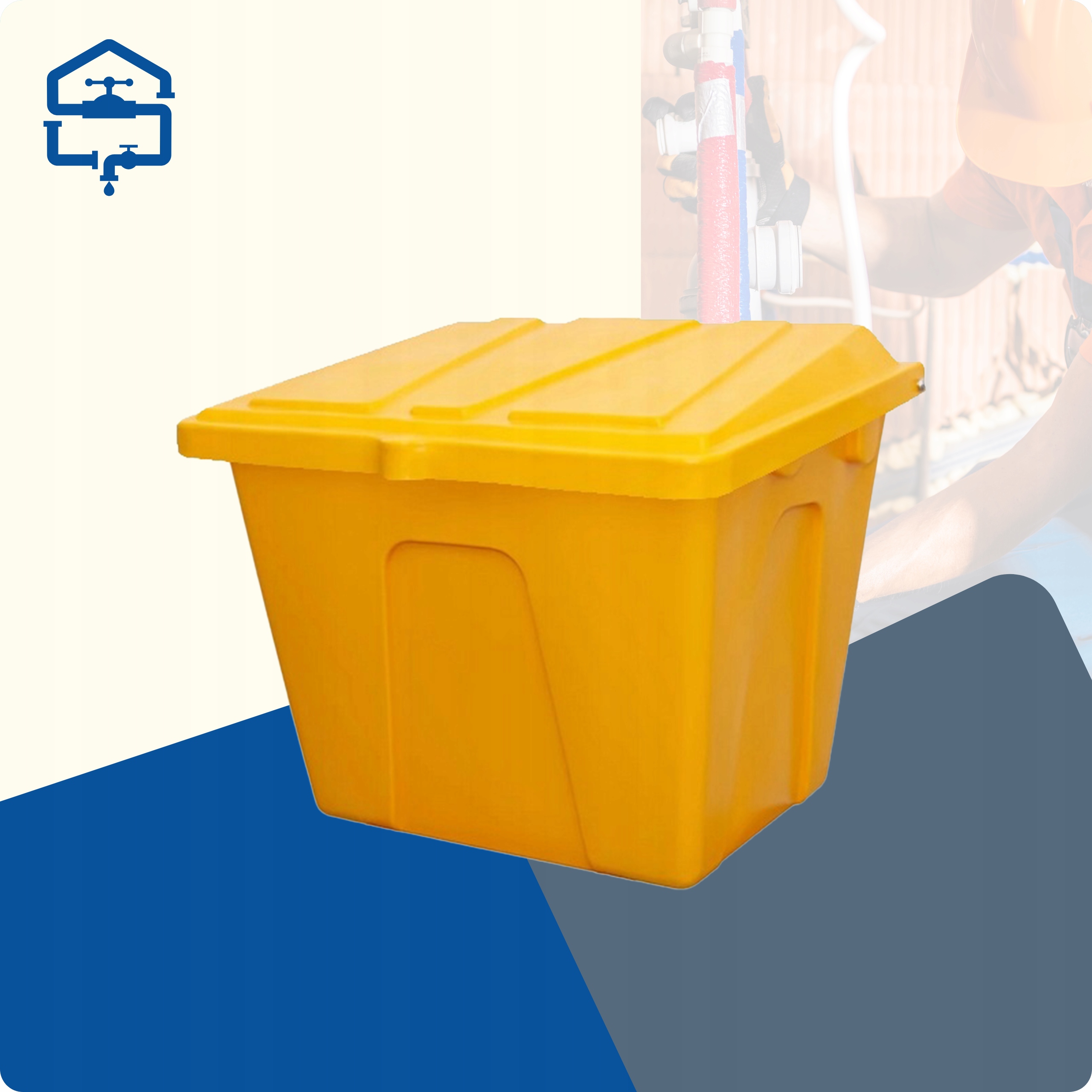 POJEMNIK NA PIASEK SÓL DROGOWĄ SORBENT NAWOZY SKRZYNIA NA PIACH 200L ŻÓŁTY Pojemność pojedynczego kosza 200 l