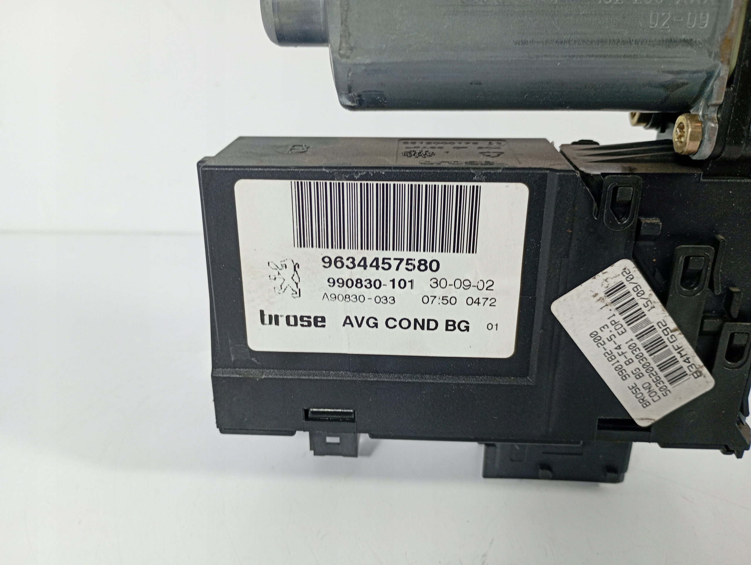 Peugeot 307 SW 02-09 engine mini motor windows left front OE 9634457580