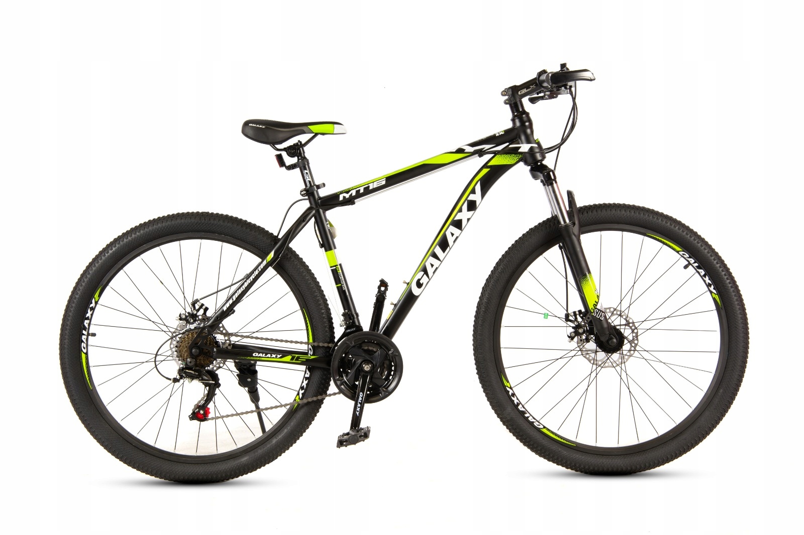 ROWER GÓRSKI MTB GALAXY RAMA 19' KOŁA 27,5" GÓRAL HAMULCE TARCZOWE DOSTAWA Hamulce tarczowe mechaniczne