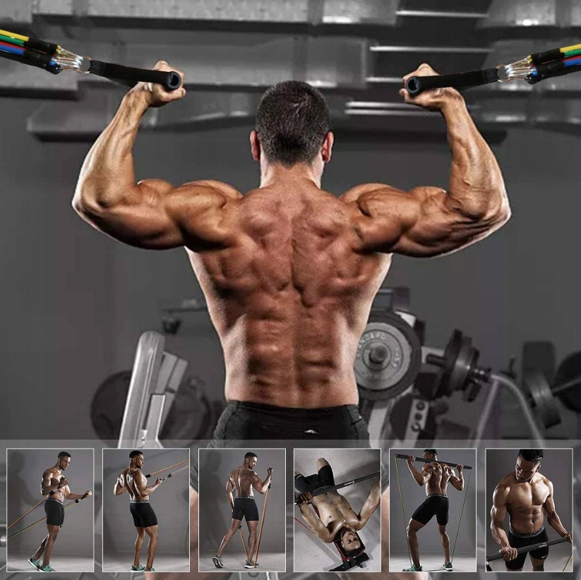 ZESTAW 5 GUM OPOROWYCH FITNESS WORKOUT EKSPANDER Liczba sztuk w zestawie 5