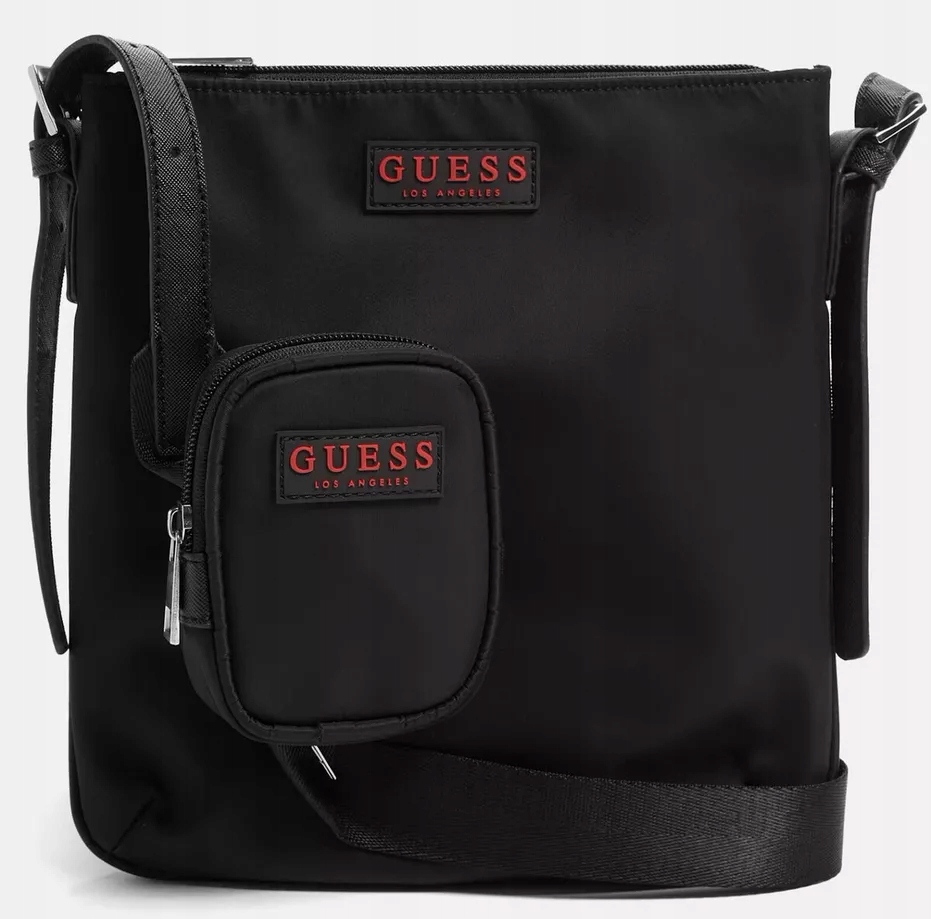 Guess dámská kabelka, crossbody Black Red Logo